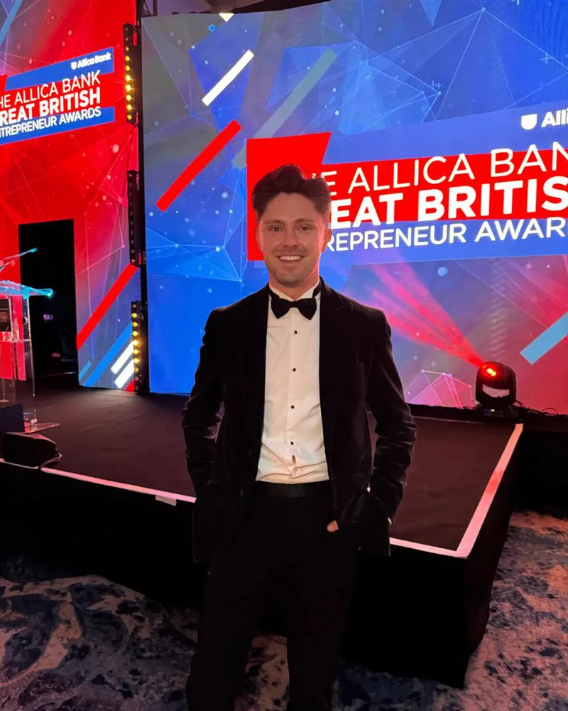 Simon Crowther judging the Great British Entrepreneur Awards