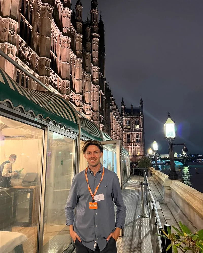 Simon Crowther at the House of Commons