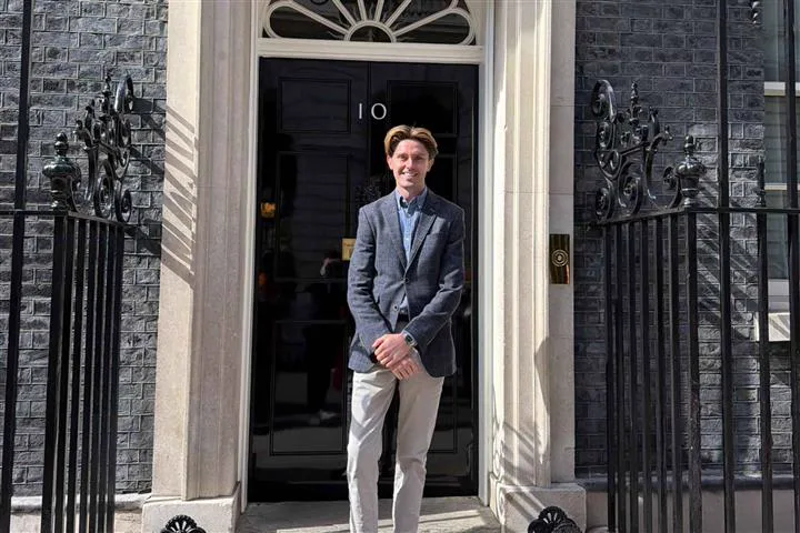 Simon Crowther at 10 Downing Street