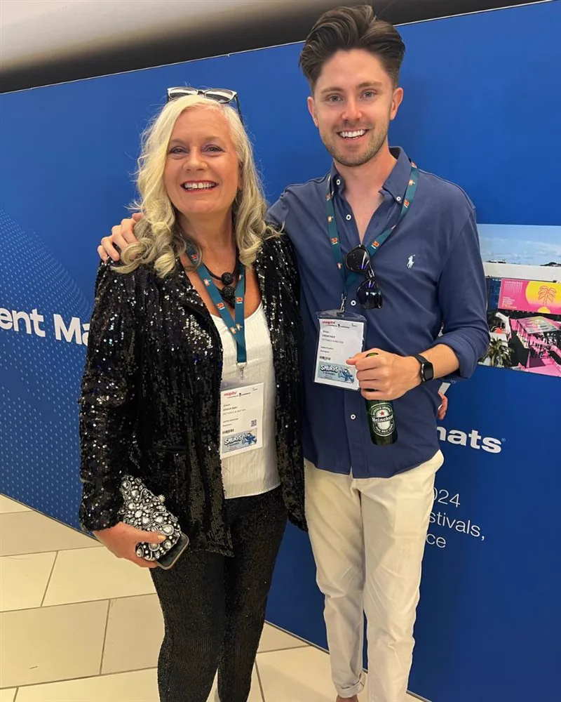 Simon Crowther at MIPTV in Cannes